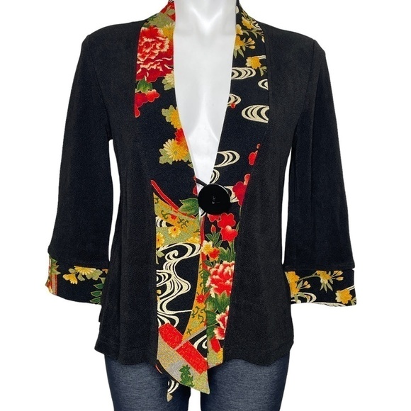 Soft Surroundings large button cardigan XS - Picture 3 of 8